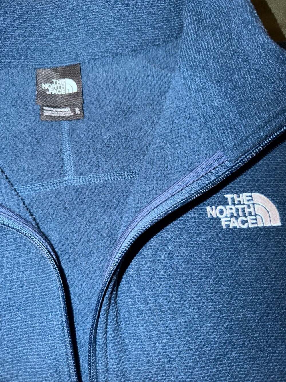 The North Face Men's XL 1/4 Zip Fleece Pullover Blue